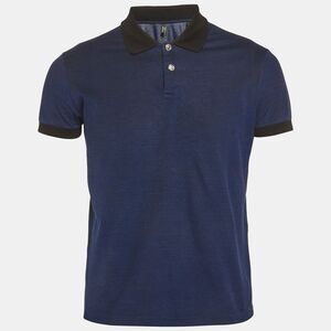 Versus Versace Blue Pique Polo T-Shirt M